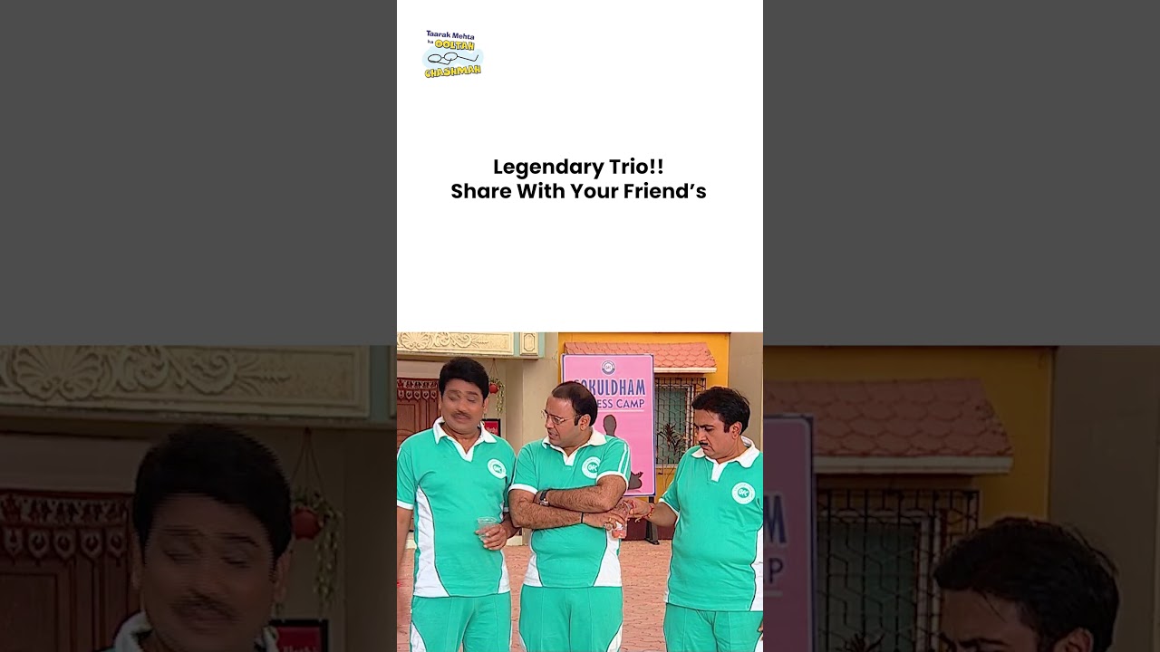 Legendary Trio! #trending #funny #shorts #tmkoc #jethalal