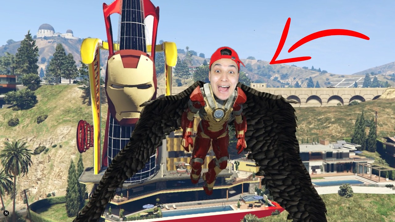 ايرون مان بجناحات !!