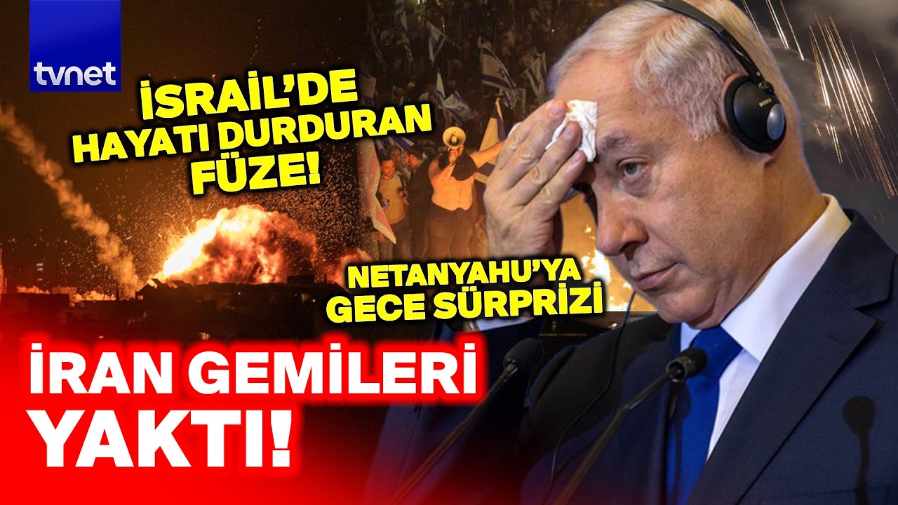 İran İsrail'in CANINI OKUYOR! Son çare Trump devreye girdi! İşte o görüntüler!
