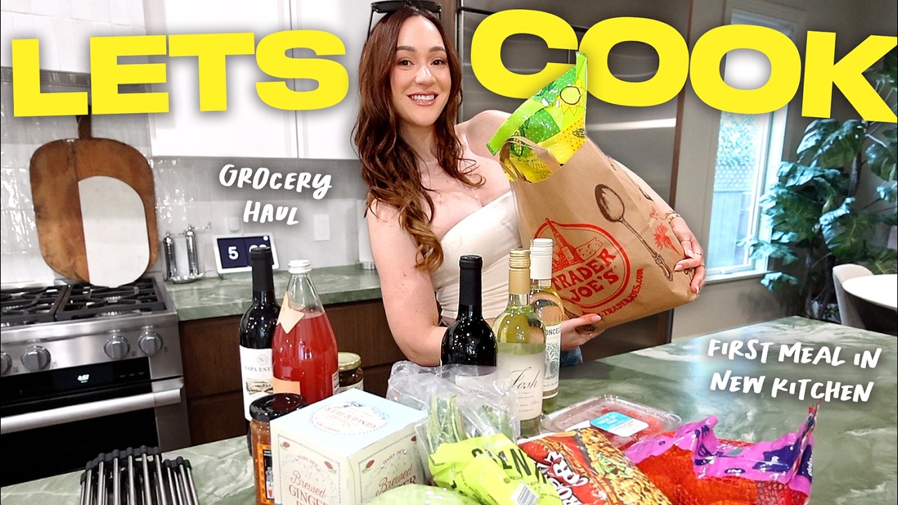 COOKING THE FIRST MEAL IN MY NEW KITCHEN!!! 🥗🍴