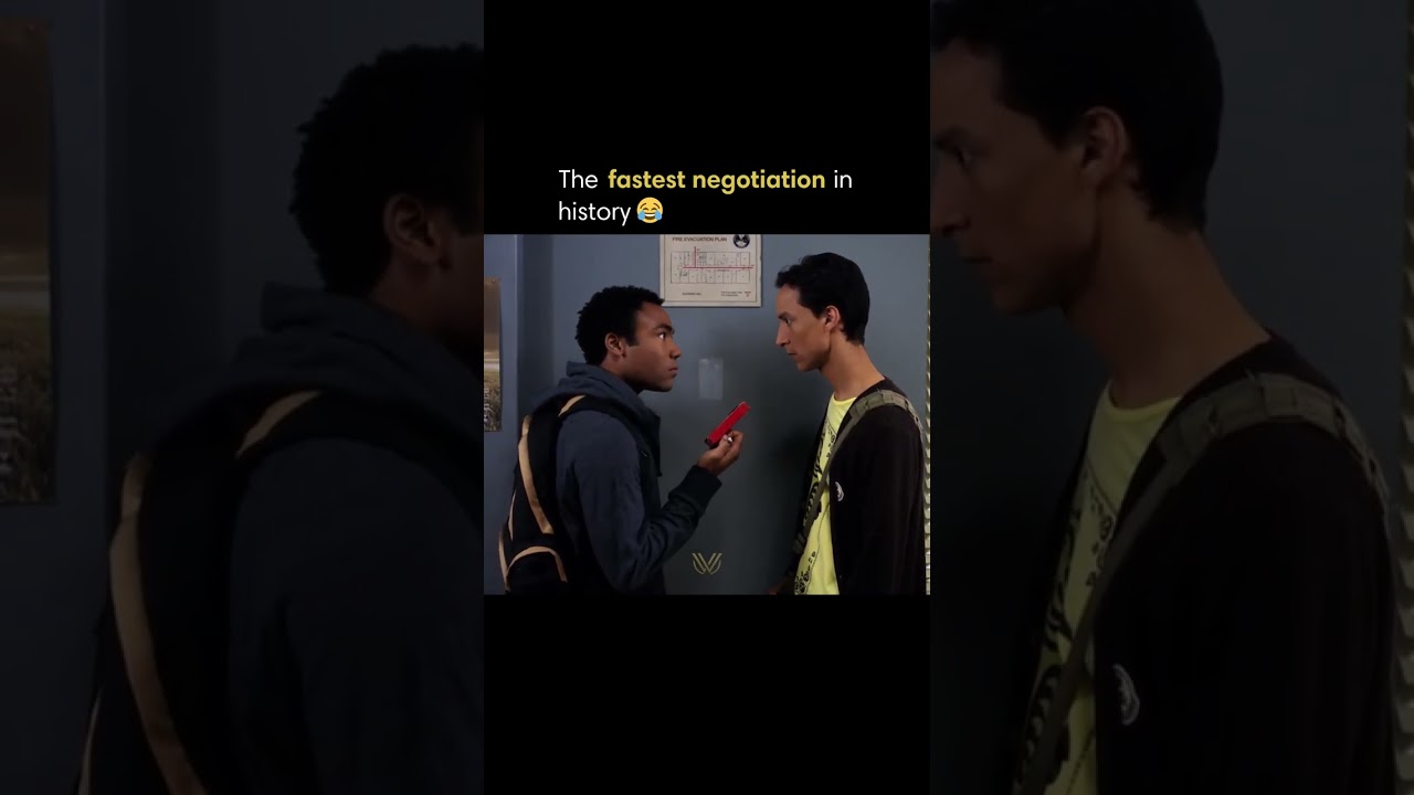 The fastest negotiation in history