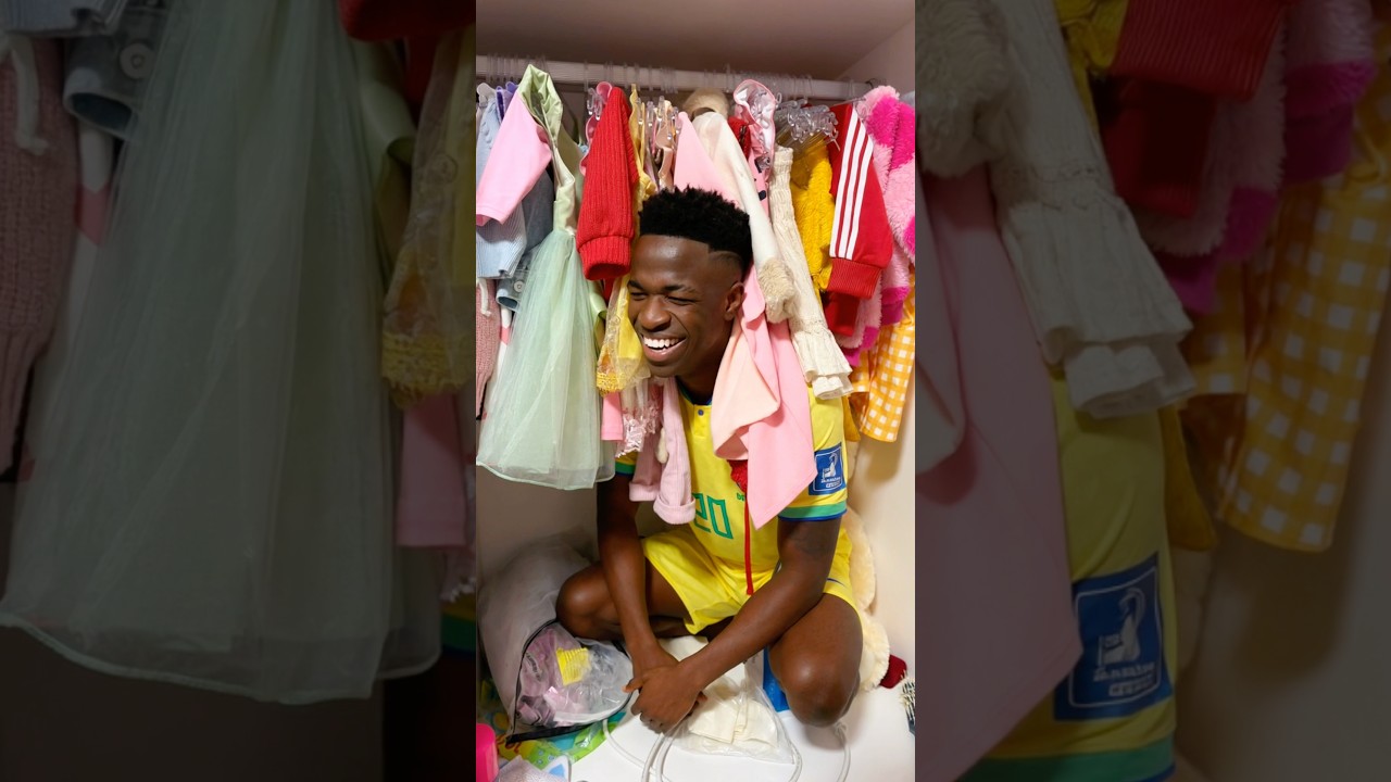 O VINÍCIUS JÚNIOR INVADIU O QUARTO DA JASMIM
