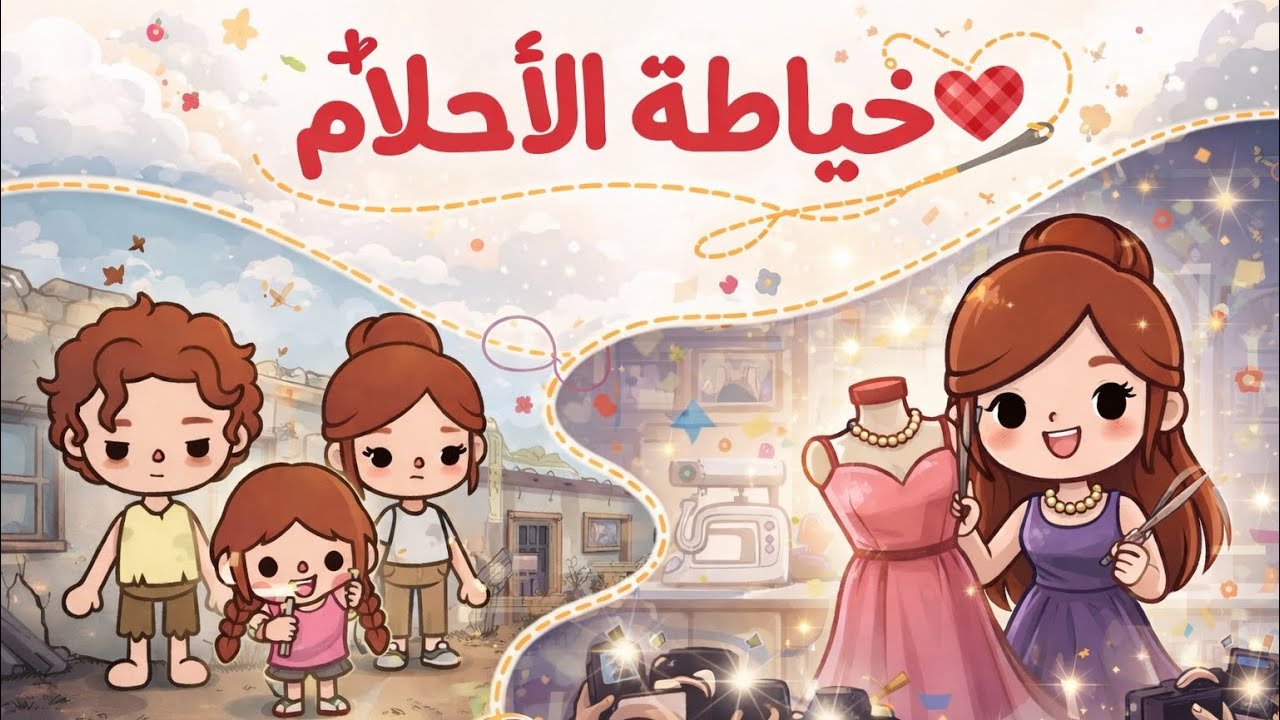 قصة خياطة الأحلام🧵🪡 / الجزء الثالث🔥 / نوني توكا بوكا💕