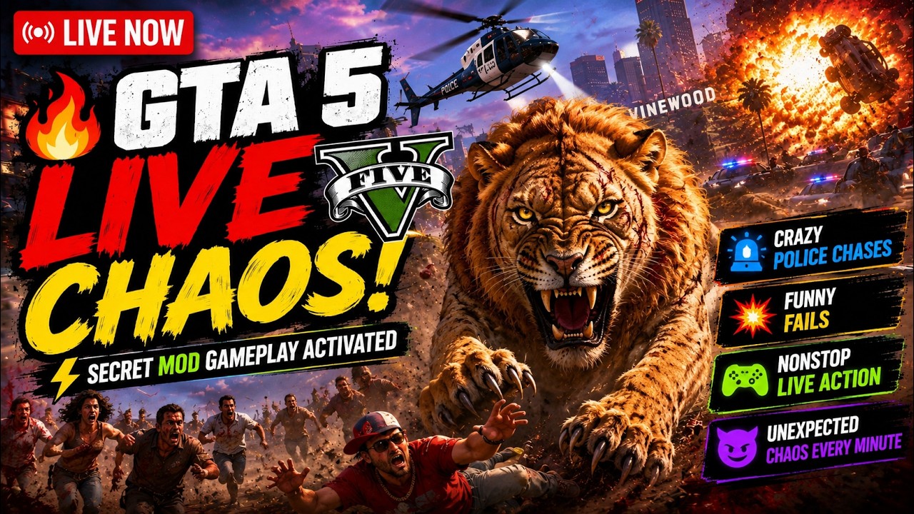 GTA 5 LIVE – DON’T BLINK! SECRET MOD ACTIVATED | Ep 85 #gtalive #gtaonline