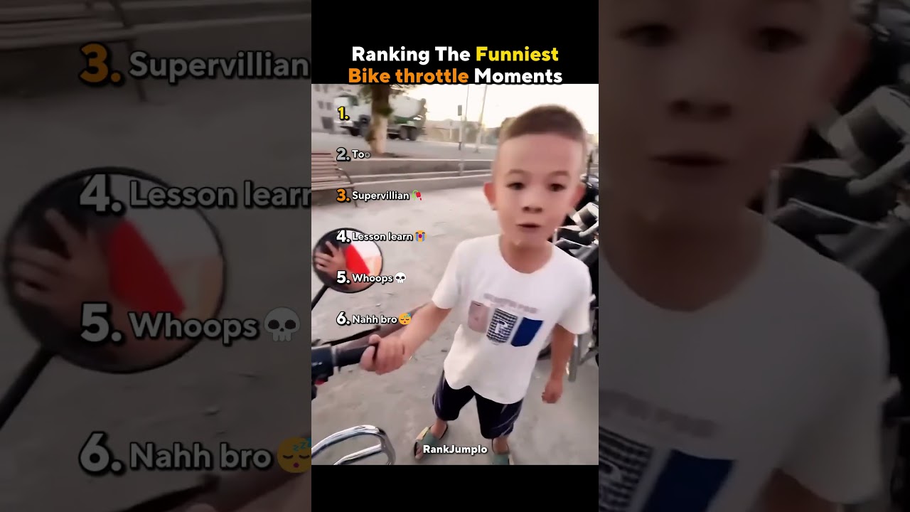 Ranking the funniest bike throttle moments 💀🗿 #usa