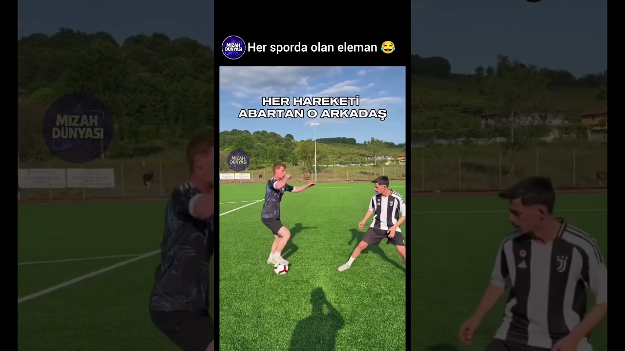 O nasıl futbol oynamak mübarek 😂