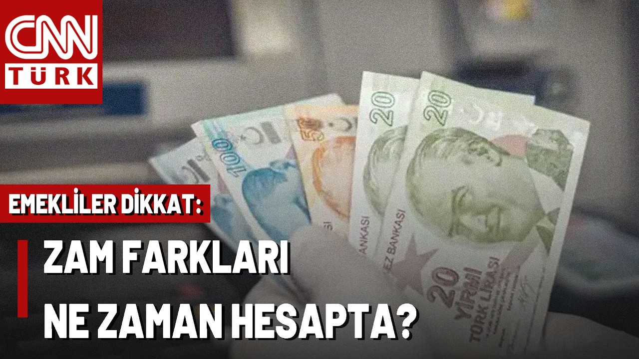 Emeklilerin Beklediği Haber! Emekli Maaşlarında Zam Farkı Ne Zaman Yatacak?