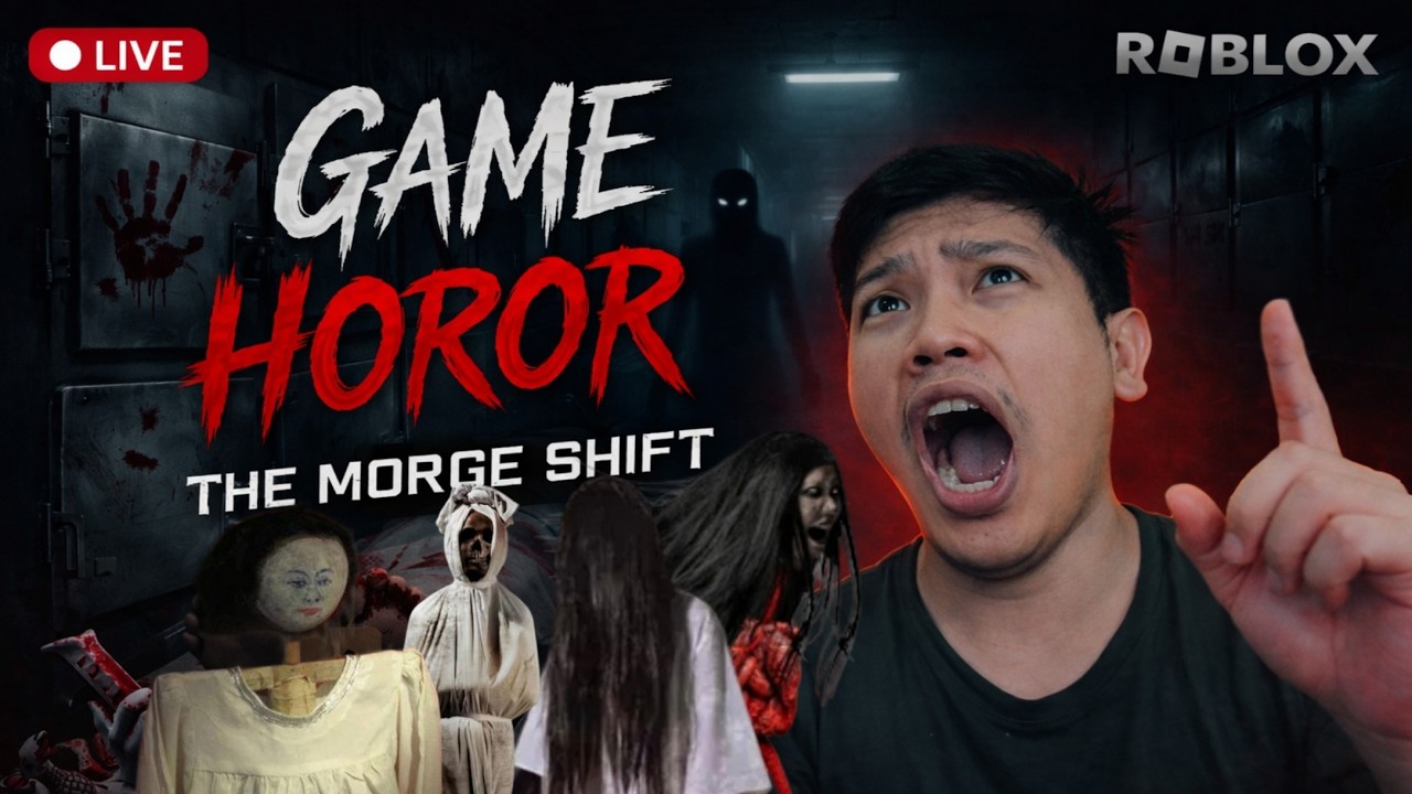 Live streaming gameplay mabar the morgue shift #roblox #shorts #horror