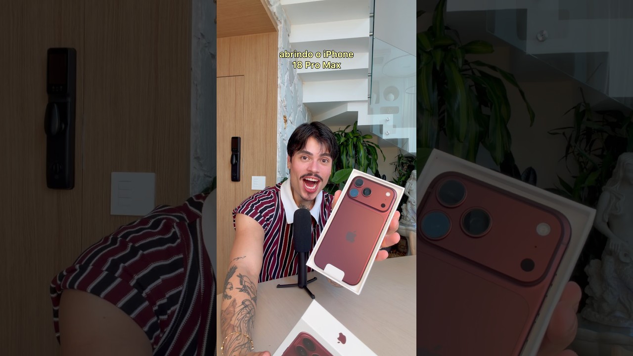 ABRINDO O IPHONE 18 PRO MAX