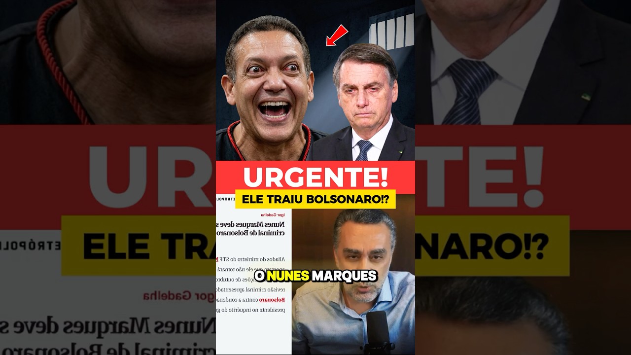 NUNES MARQUES TRAIU BOLSONARO!???