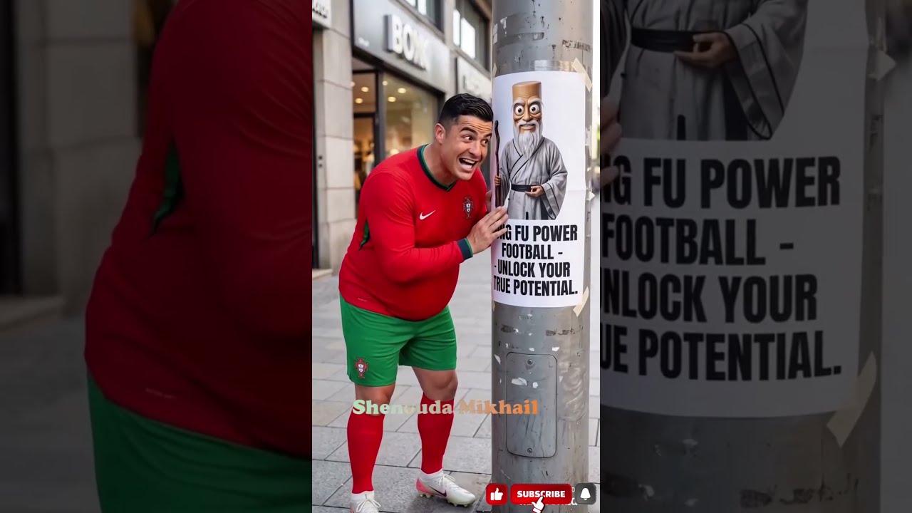 عندما يحصل ميسي على حقنة "قوة الكونغ فو" ورونالدو يظهر بكرش ضخم! 🤯⚽ (حقيقة صادمة وتدريب أسطوري)
