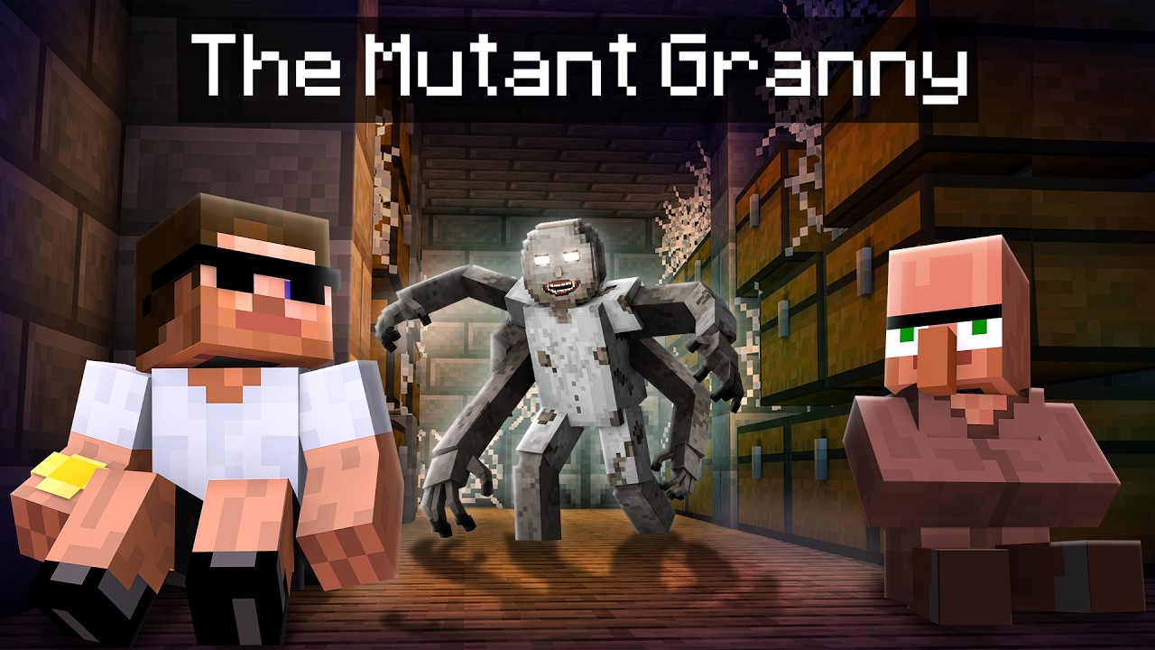 Mutant Granny Entered Our House in Minecraft..