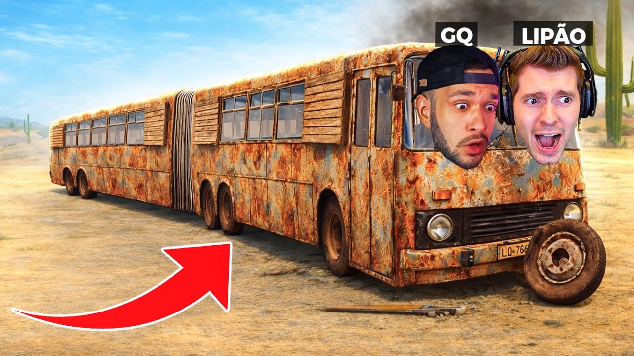 TROLLEI GQ com um ONIBUS ABANDONADO! - The Long Drive