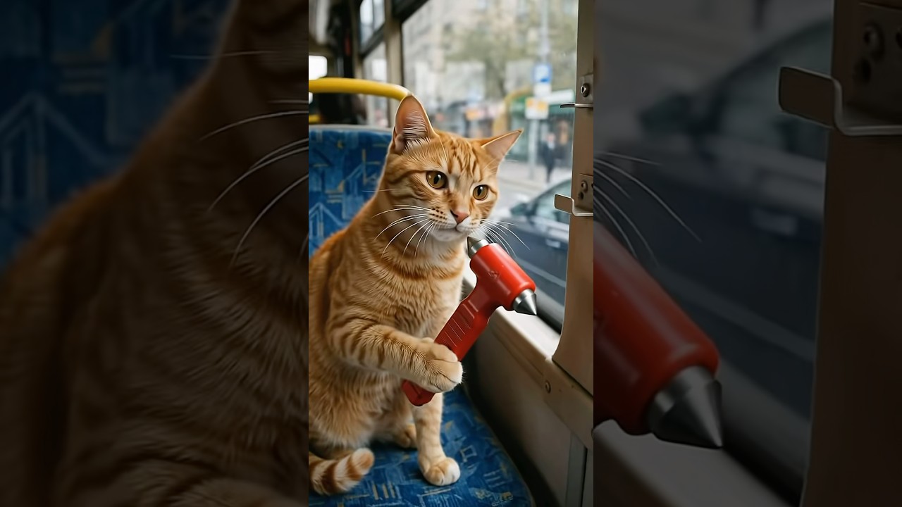 Karabaş otobüsün camını kırdı ￼