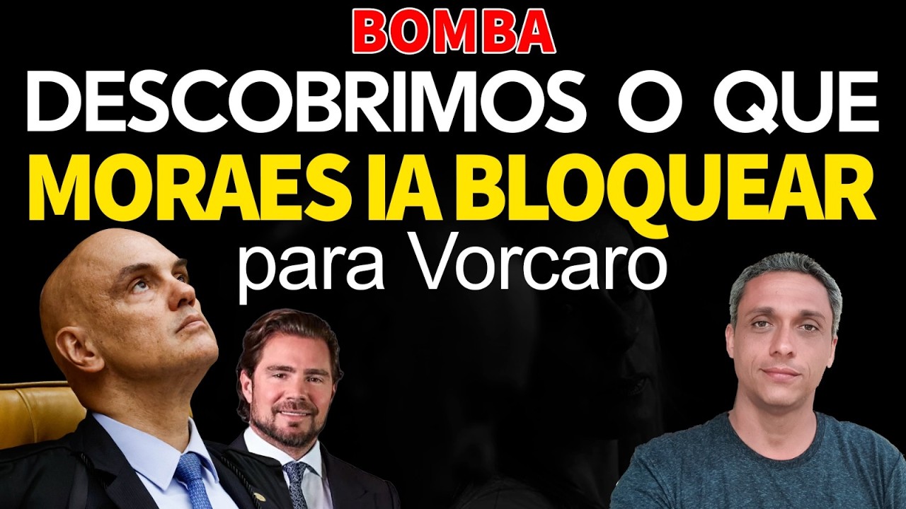 BOMBA! Descobrimos o que Moraes ficou de BLOQUEAR para Vorcaro