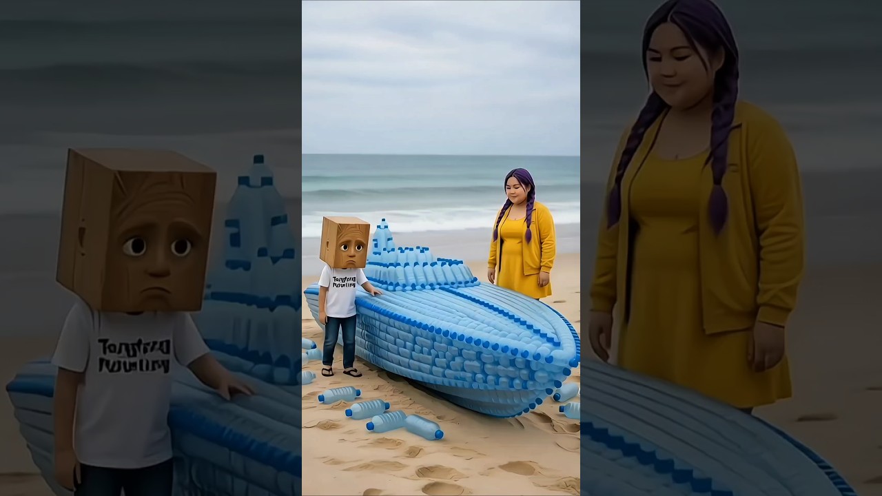 Tung membuat Perahu dari botol plastik #tungtungtungsahur