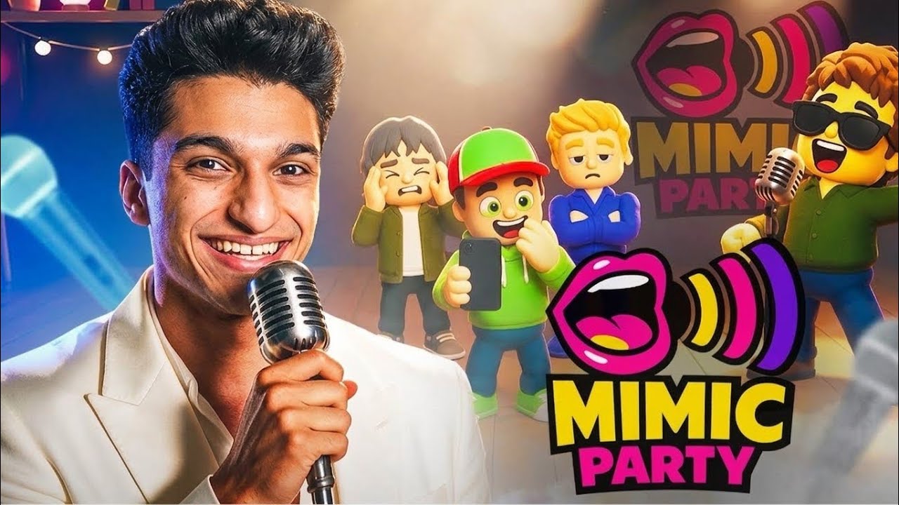 عبده ماندو وسعد في لعبه تحدي الغناء والصوت الافضل عملنا اصوات الحيوانات والميمز 😂😱 | Mimic Party