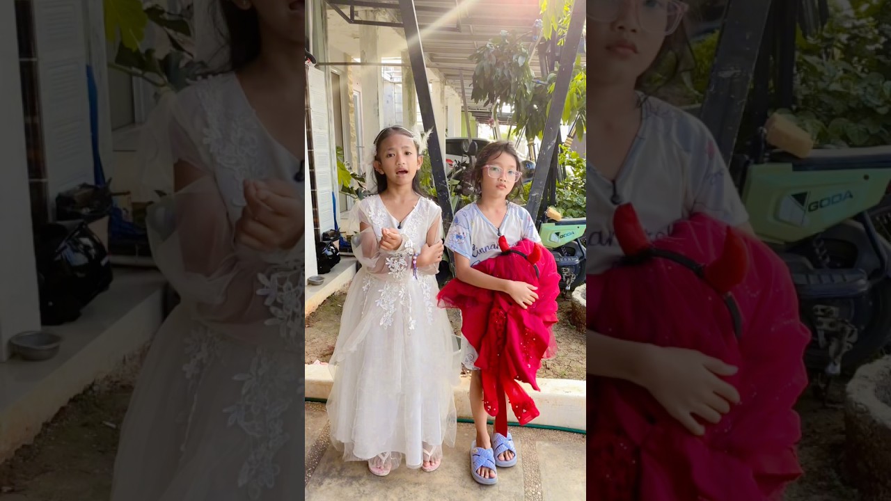 Anak merah pake baju nya andara