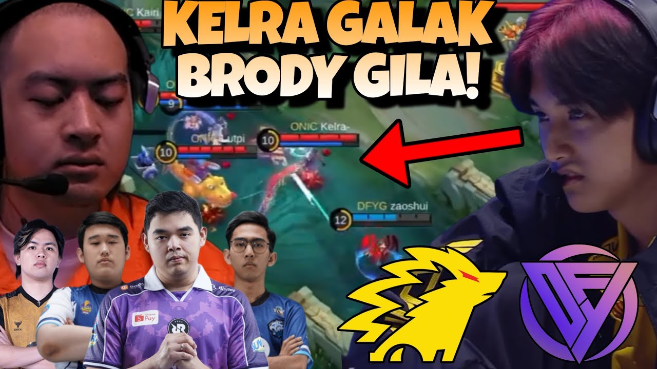 KELRA BRODY MENGGILA !! BRUTAL BANGET COK MAINNYA !! ONIC VS DFYG MATCH 1 - GOTF 2026