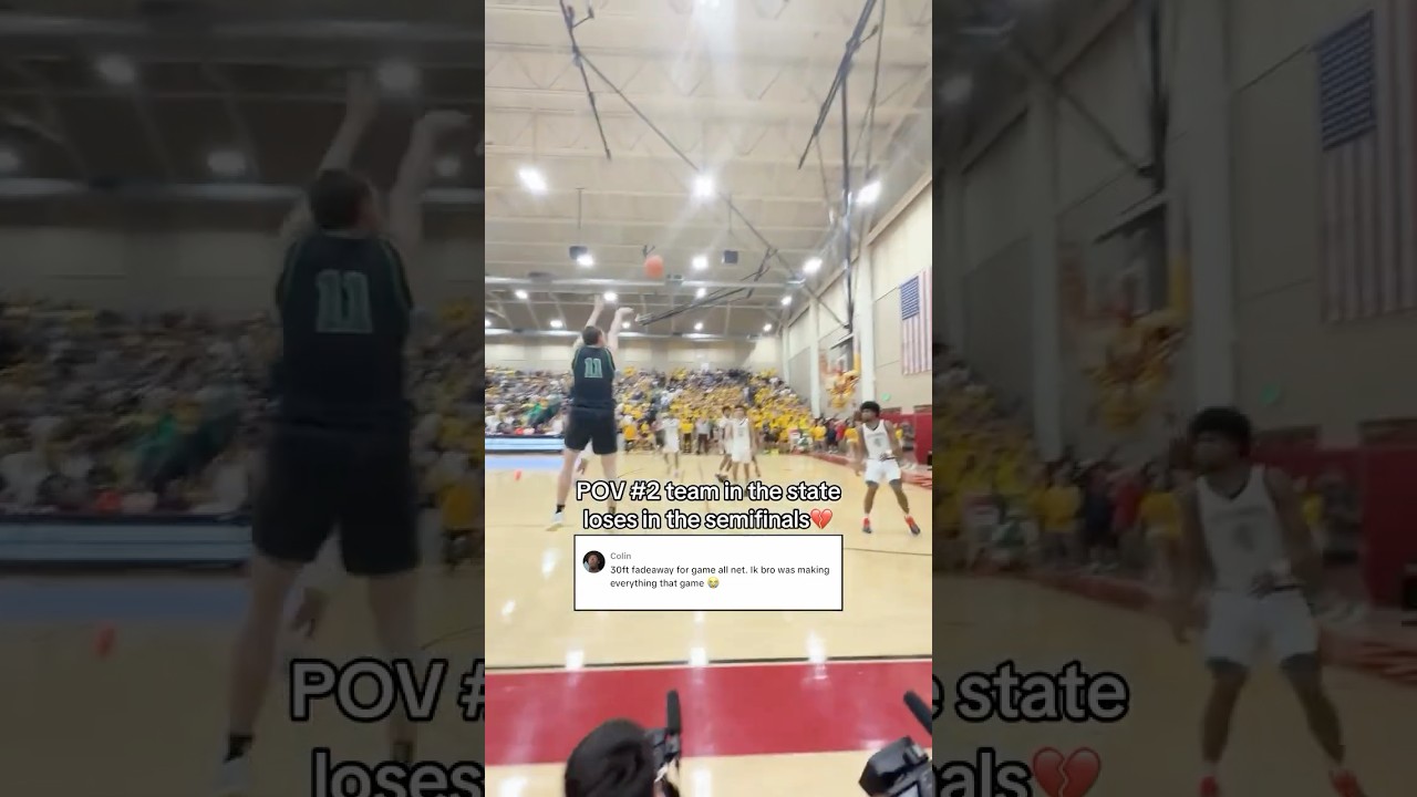 Huge shot to advance in playoffs 🔥🤯 #shorts