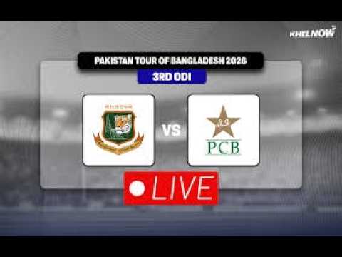 BAN vs PAK Odi live today match, today live match today live score update BD live