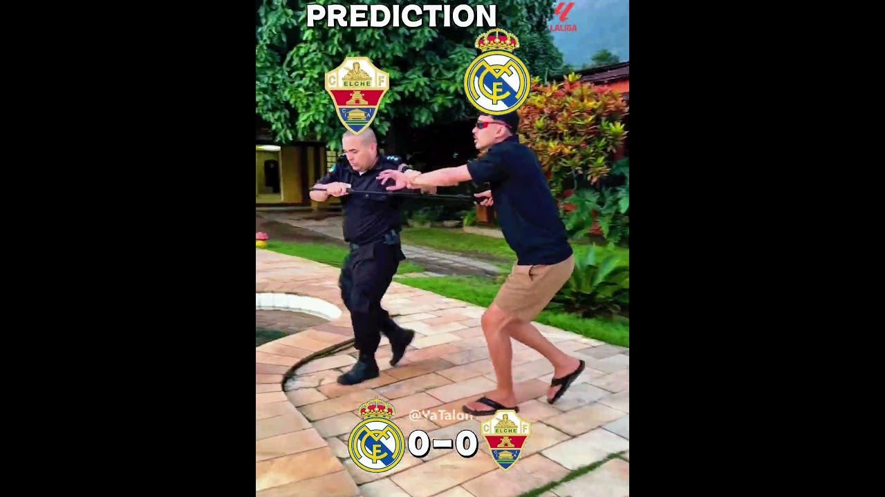Real Madrid vs Elche Prediction.. #laliga