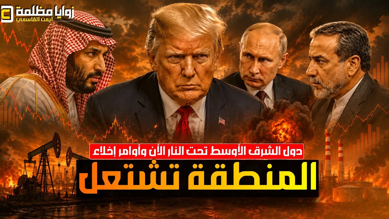 المنطقة تشتعل ⚠️ أوامر إخلاء في عدة دول بعد هجوم امريكي واسع وإيران تضرب الأردن وتسيطر على غواصة!!!