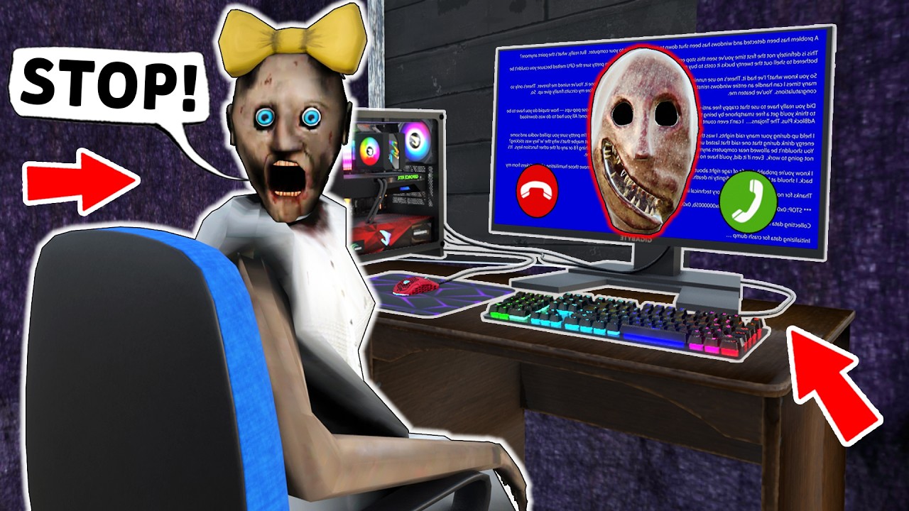 Granny Remake vs Granny vs сall - funny horror animation (fun mix 24)