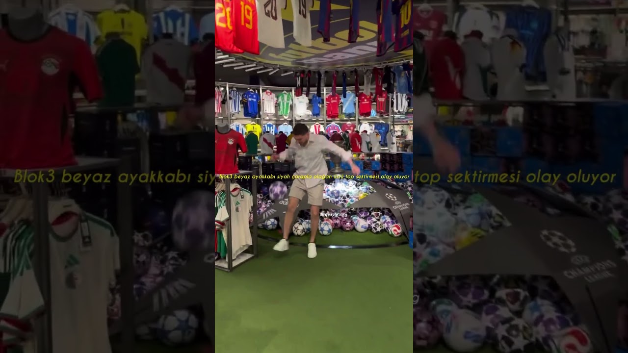 Blok3 beyaz ayakkabı siyah çorapla olağan üstü top sektirmesi olay oluyor #blok3 #olay