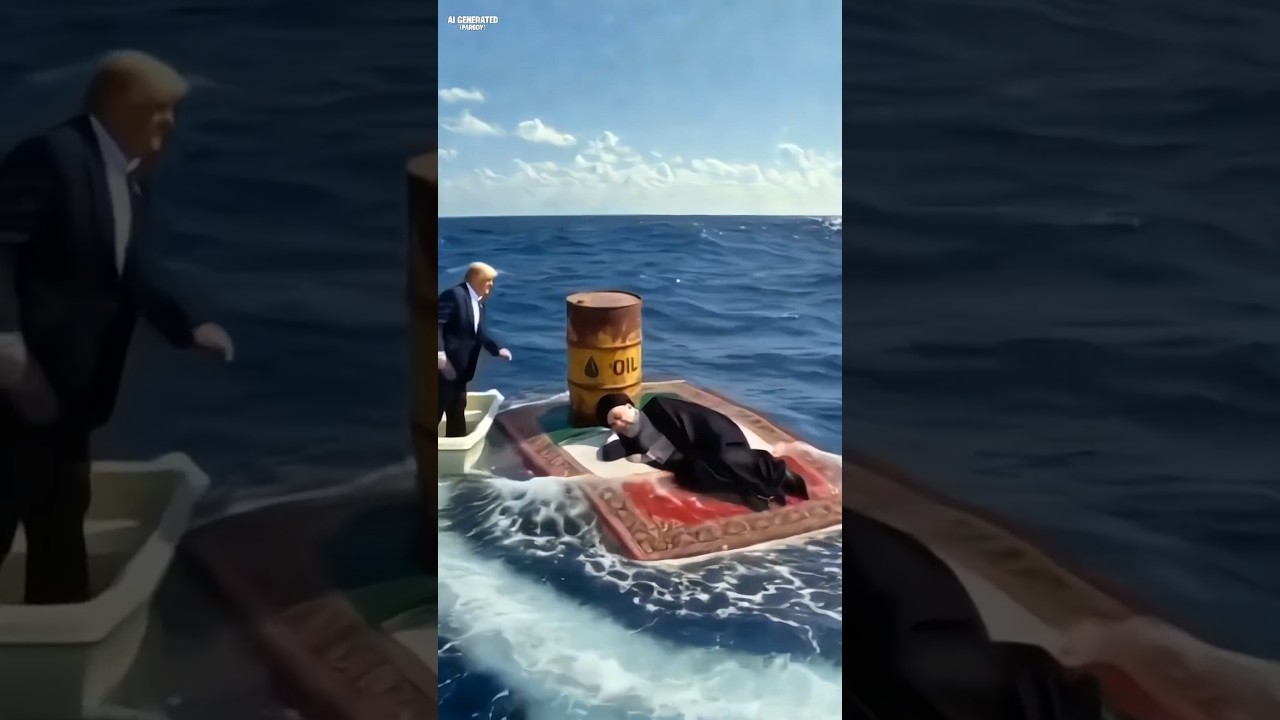 Oil Heist Gone Wrong! Trump vs Khamenei in the Ocean 😂