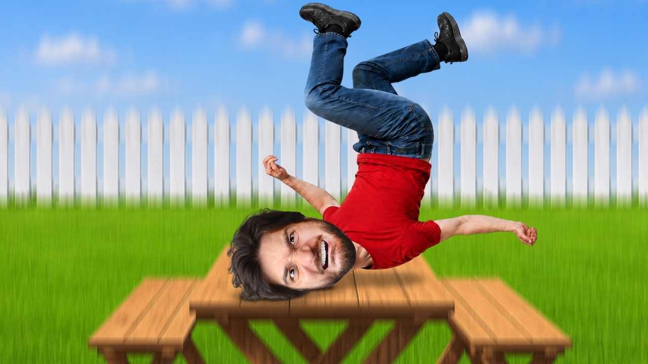 EU QUEBREI TODOS OS OSSOS DO MEU CORPO DANDO SALTOS MORTAIS!