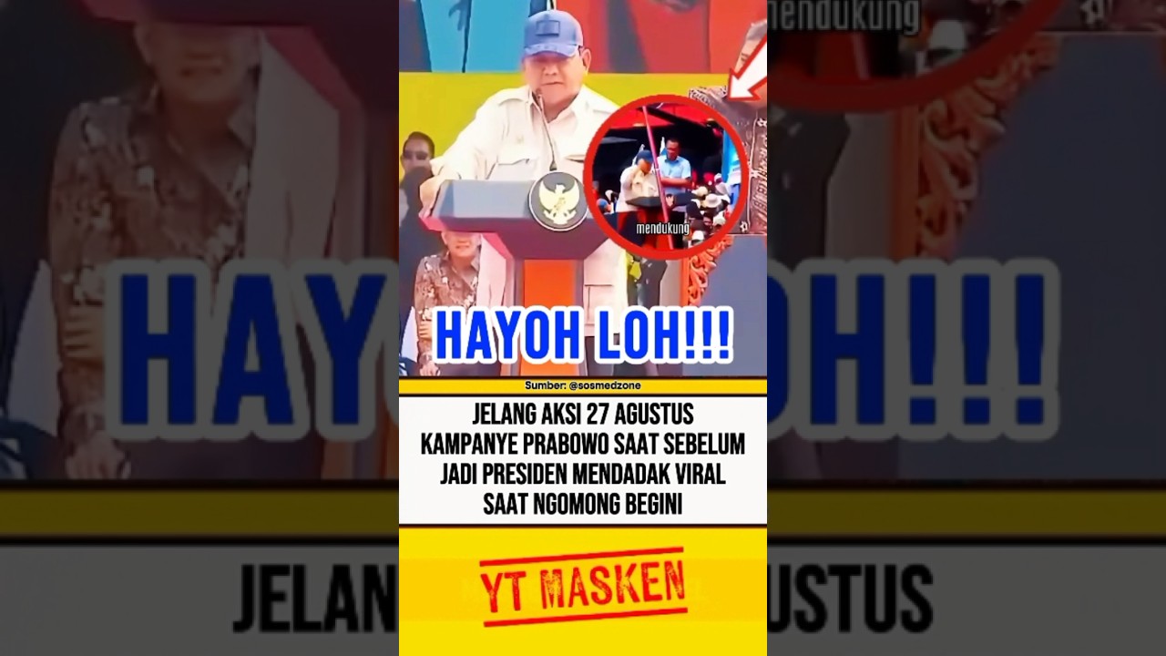 PRABOWO SETUJU TAPI WAKTU MASIH KAMPANYE⁉️ #beritaterkini #trending #fyp #shortsvideo #shorts