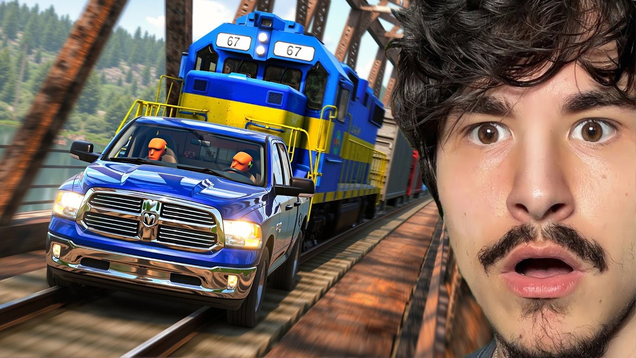 Tren VS Araba Kaza Senaryoları!