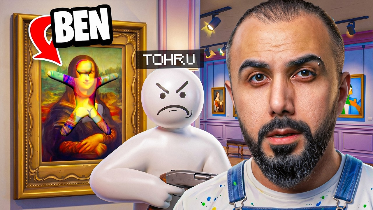 MONA LİSA TABLOSU OLDUM! | EKİPLE MECCHA CHAMELEON