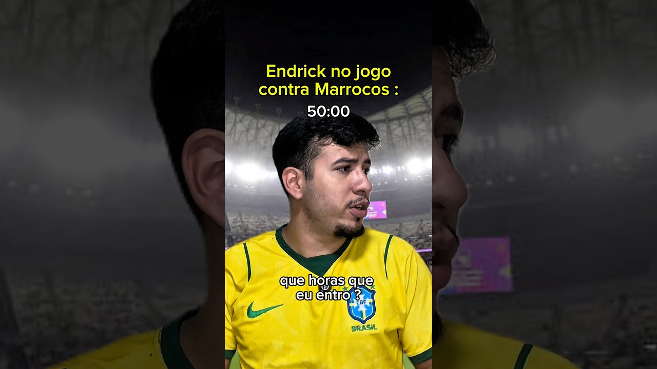 POV : Endrick no jogo de hoje 🤣