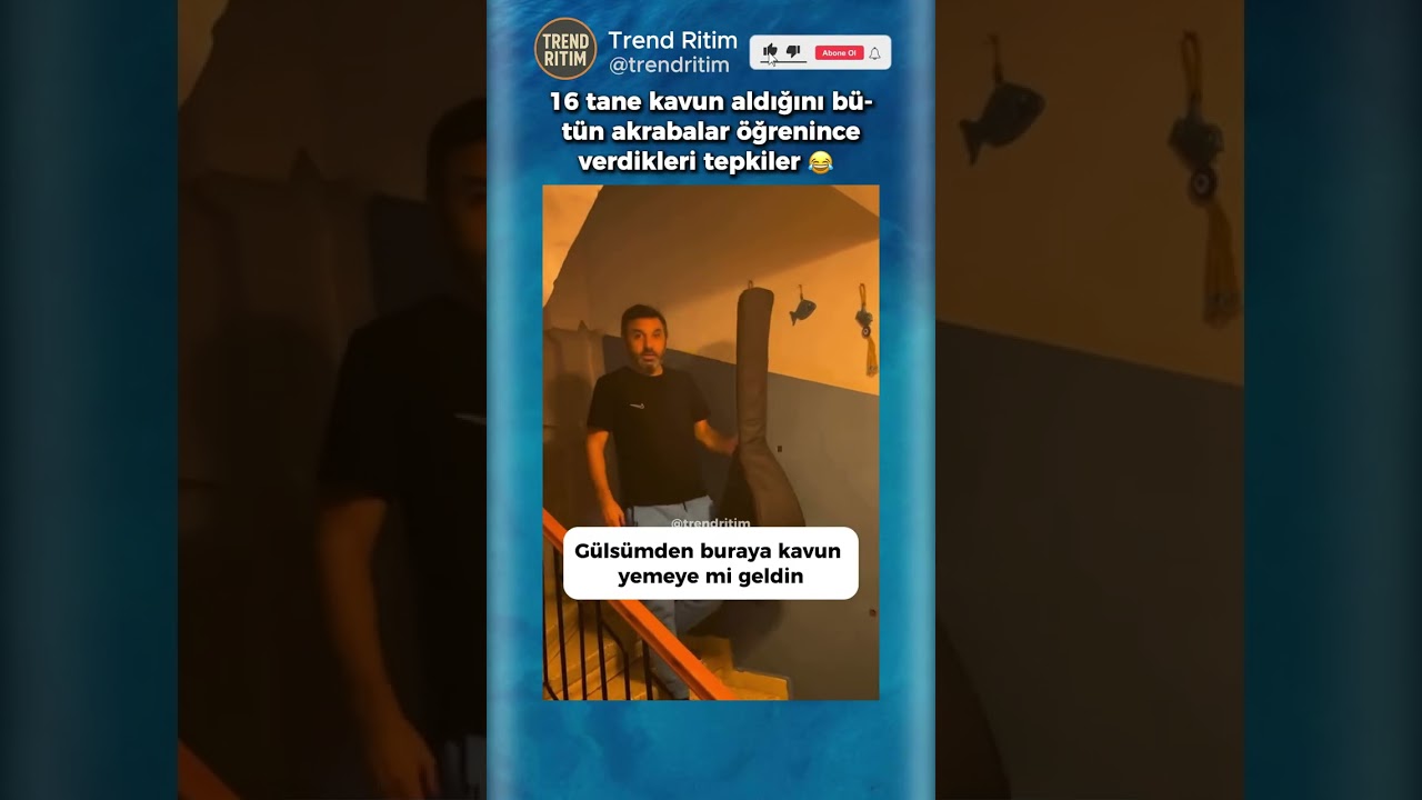 16 Tane Kavun Alan Adama Akrabalarının Tepkisi 🤣😁