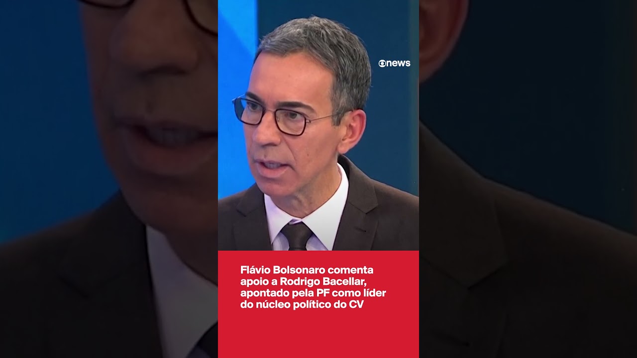 Flávio comenta apoio a Rodrigo Bacellar, apontado pela PF como líder do núcleo político do CV