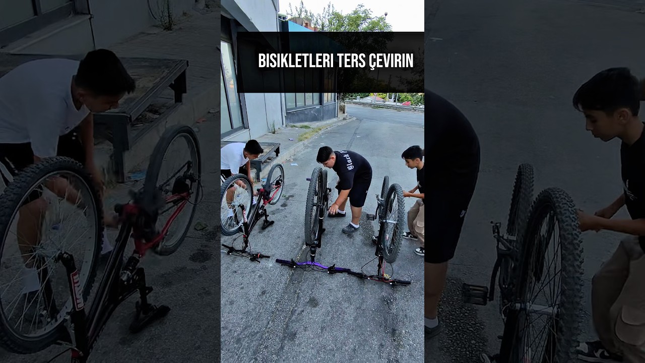 Bisikletleri ters çevirin