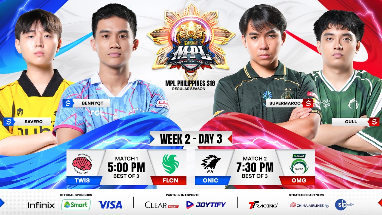 🔴 LIVE | MPL PH S18 | FILIPINO - Week 2 Day 3