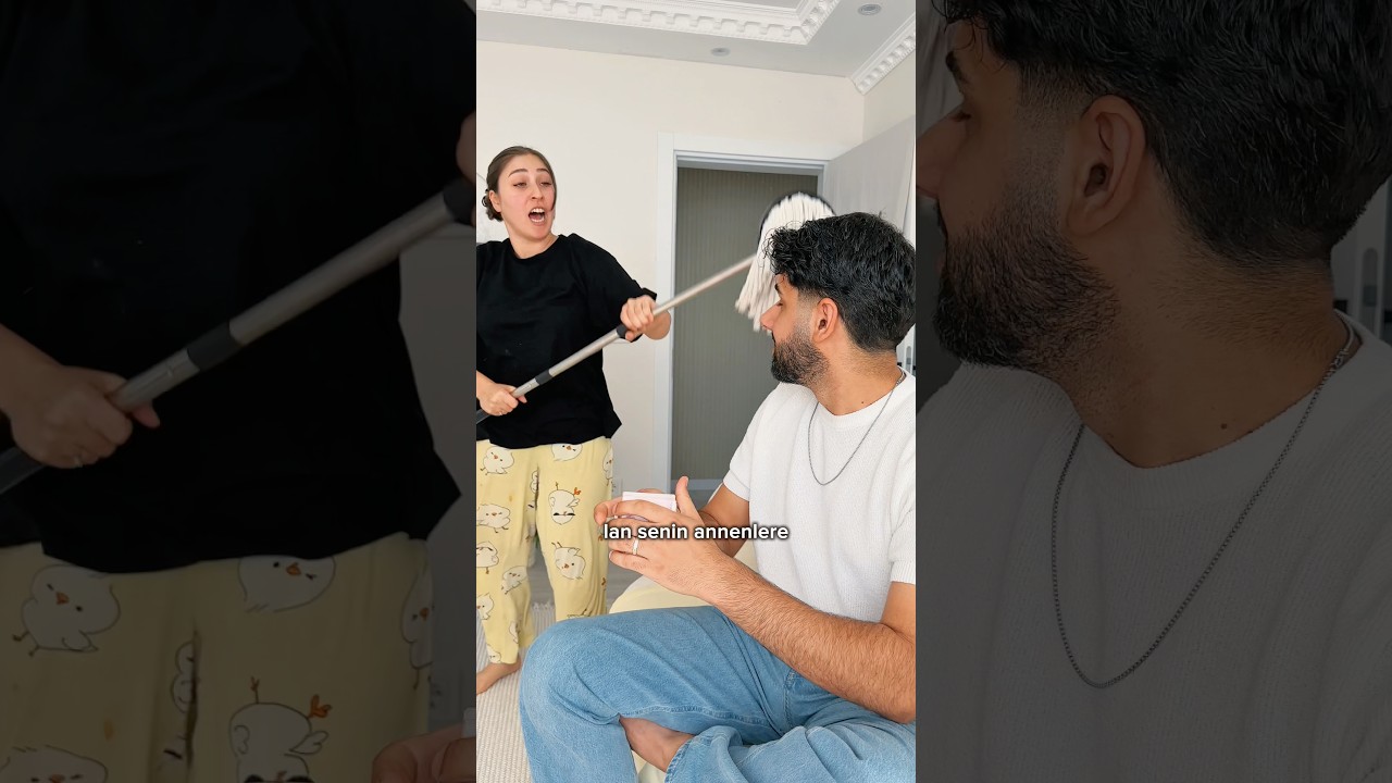 Ya kocam insanı delirtir😡😂