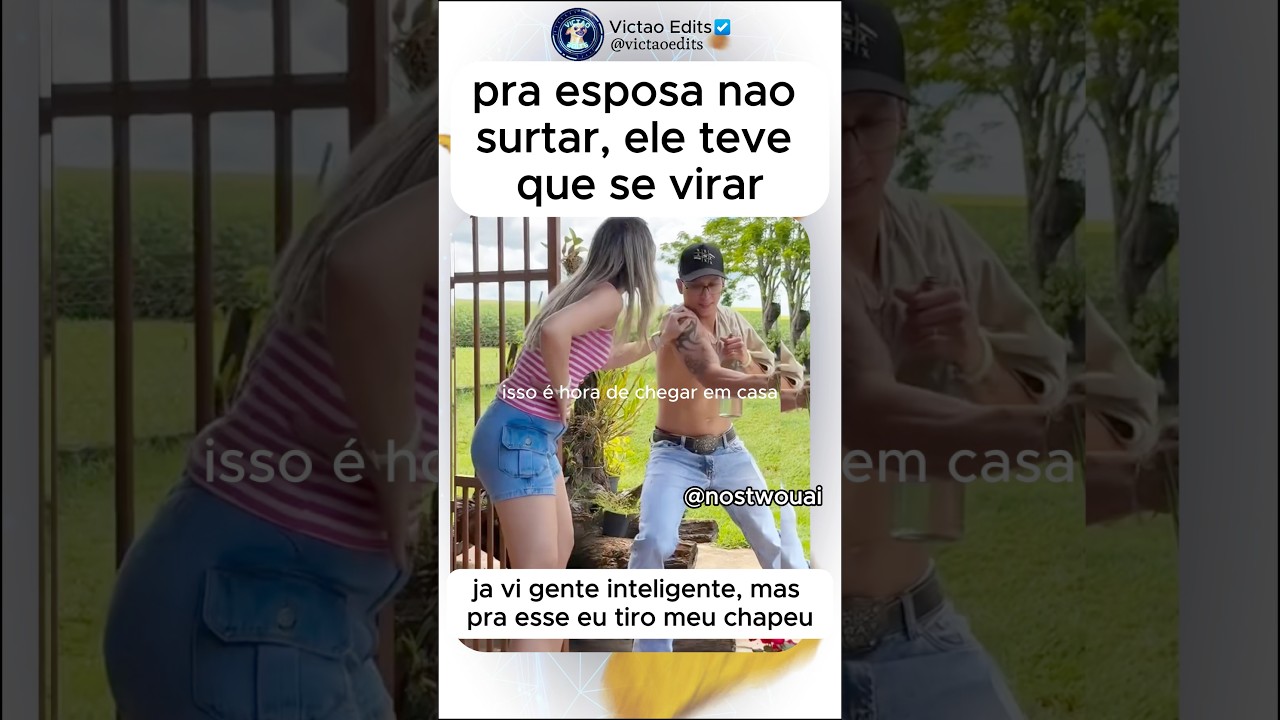 Pra esposa não surtar, ele teve que se virar…