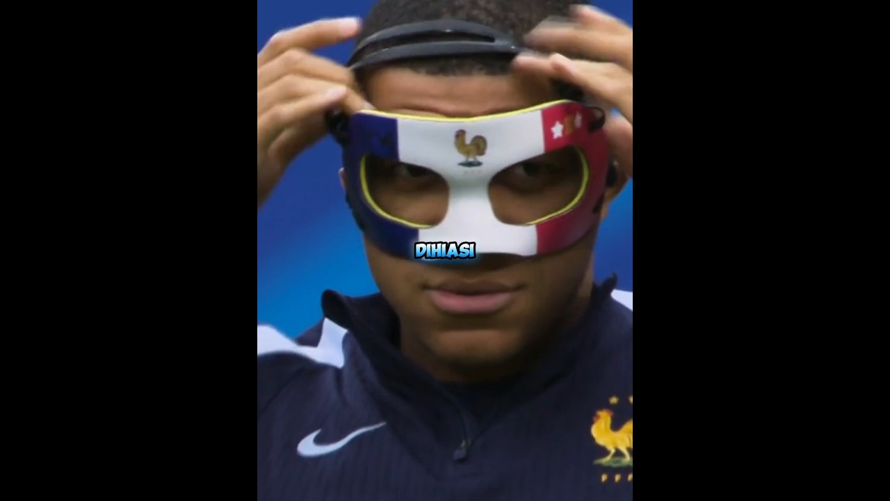 Masker Baru Mbappe Dilarang di Euro, Ini Alasannya!