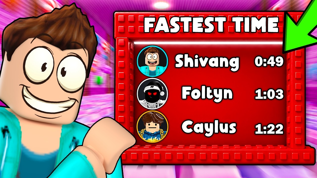 BREAKING THE WORLD RECORD IN +1 KEYBOARD ESCAPE ROBLOX !!