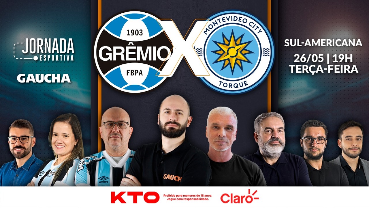 GRÊMIO 2x2 MONTEVIDEO CITY TORQUE | SUL-AMERICANA | JORNADA DIGITAL | 26/05/2026