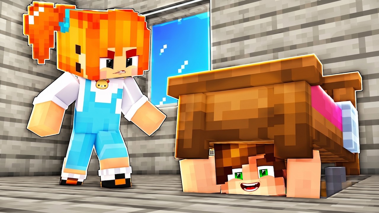 MİNE'DEN GİZLİ SIĞINAK YAPTIM! 😁 - Minecraft