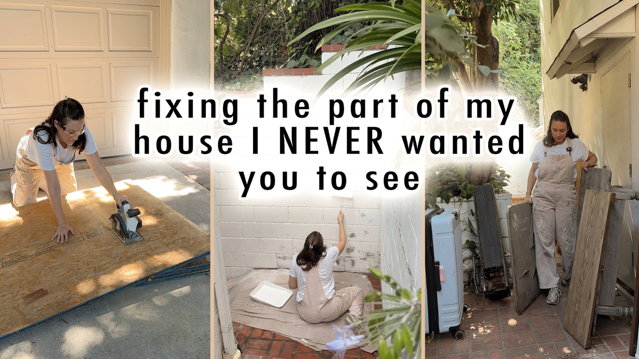 never wanted you to see this!!! *fixing the most embarrassing part of my home* | MaCenna Lee