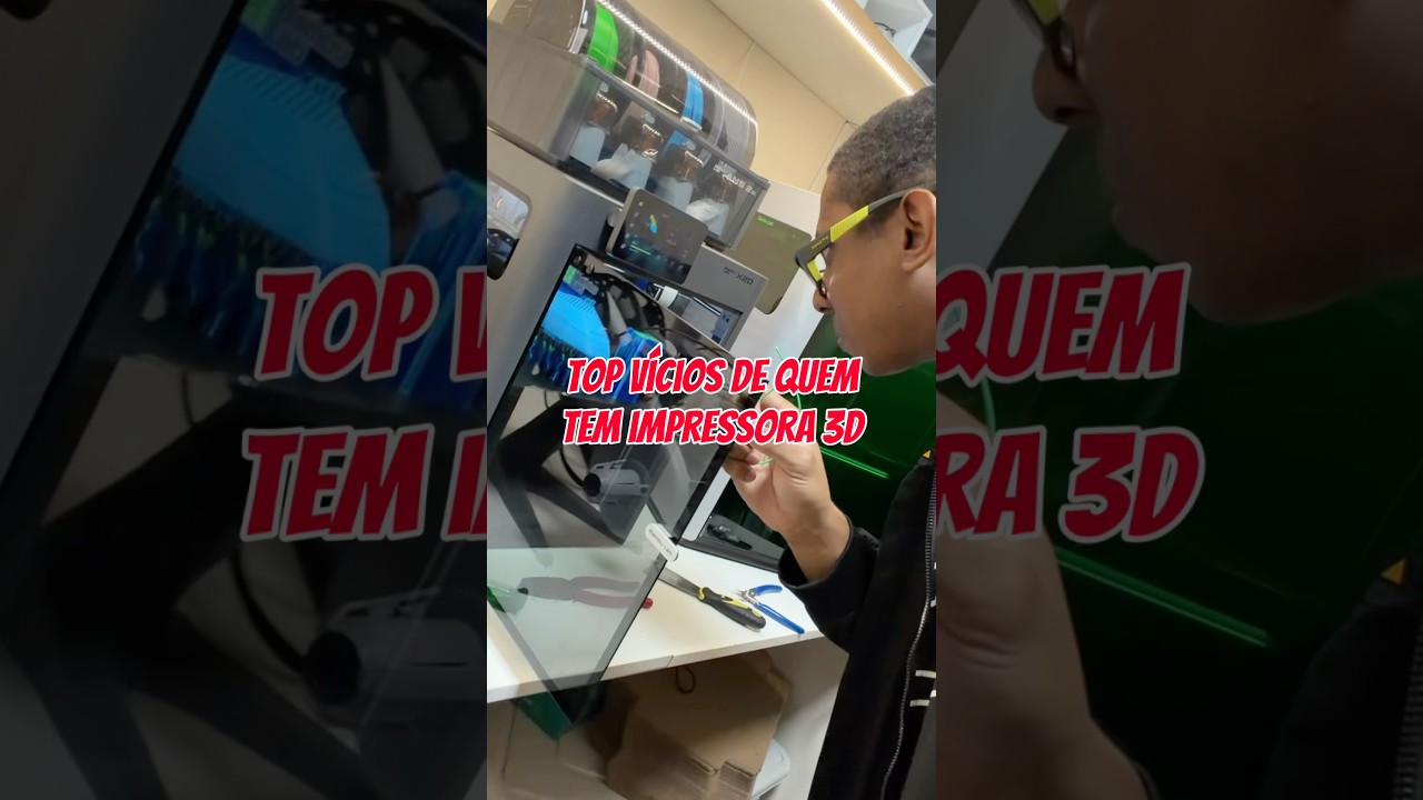 Quem tem impressora 3D entende 😂😂 #viral