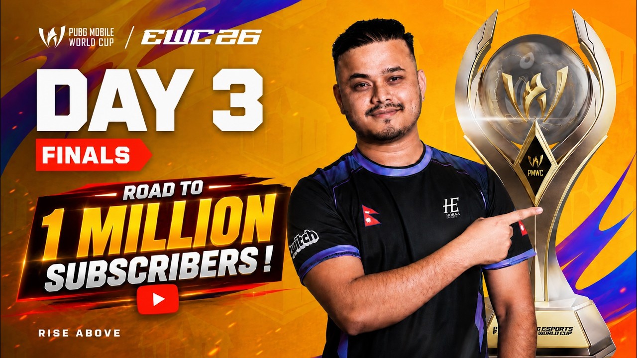 PMWC WATCHPARTY Grand Finals Last Day | Road to 1 Million Subscribersss