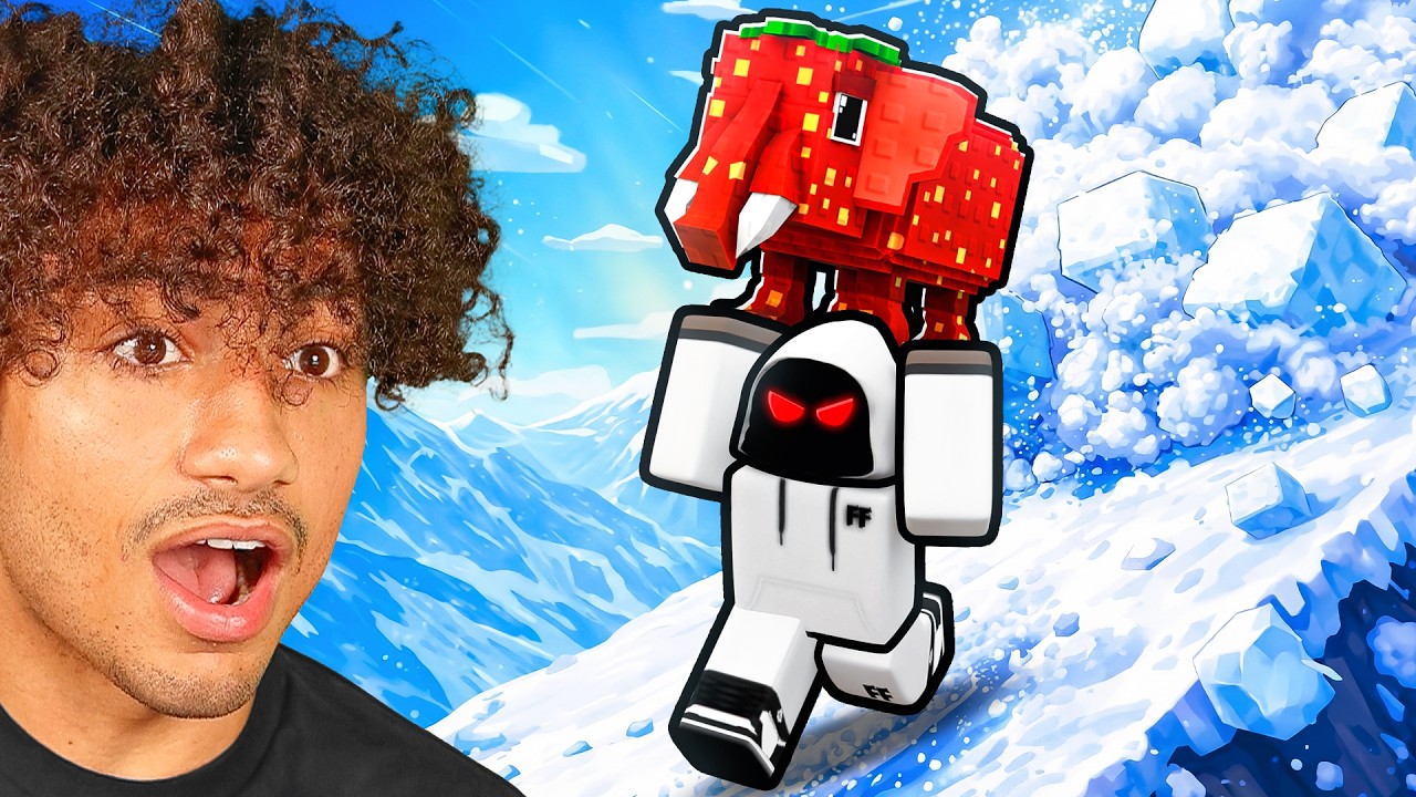 ROBLOX SURVIVE AVALANCHE FOR BRAINROTS..