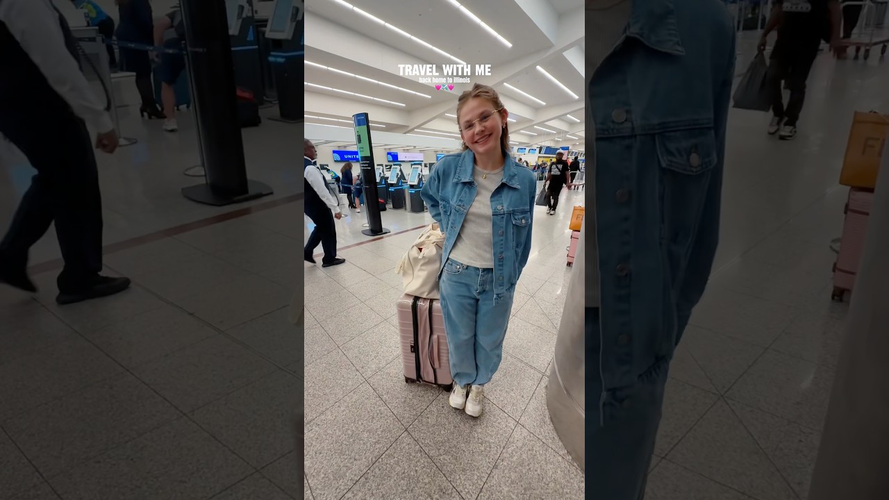 TRAVEL WITH ME | home after being with my bf🩷 #travelwithme #airport #vlog #diml #viral #aesthetic - Published by Kaitlyn Johnson